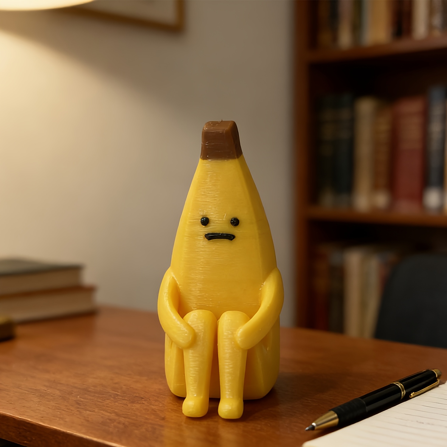 1pc Banana 3d Printed Figurine | Durable Plastic, Suitable For Home And Office Decor, Ideal For Holidays