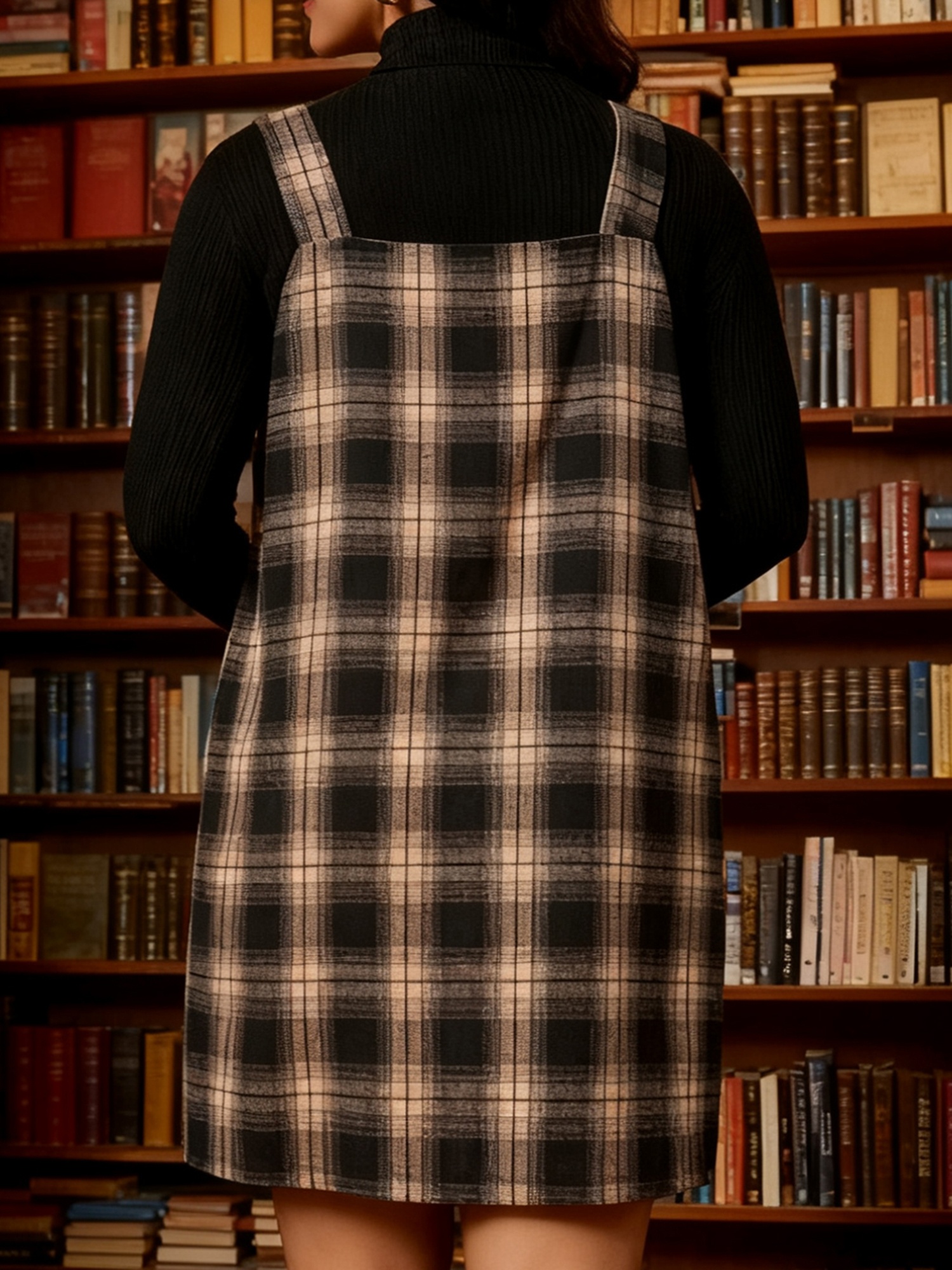 womens plus size jumper dress sold on Temu United States