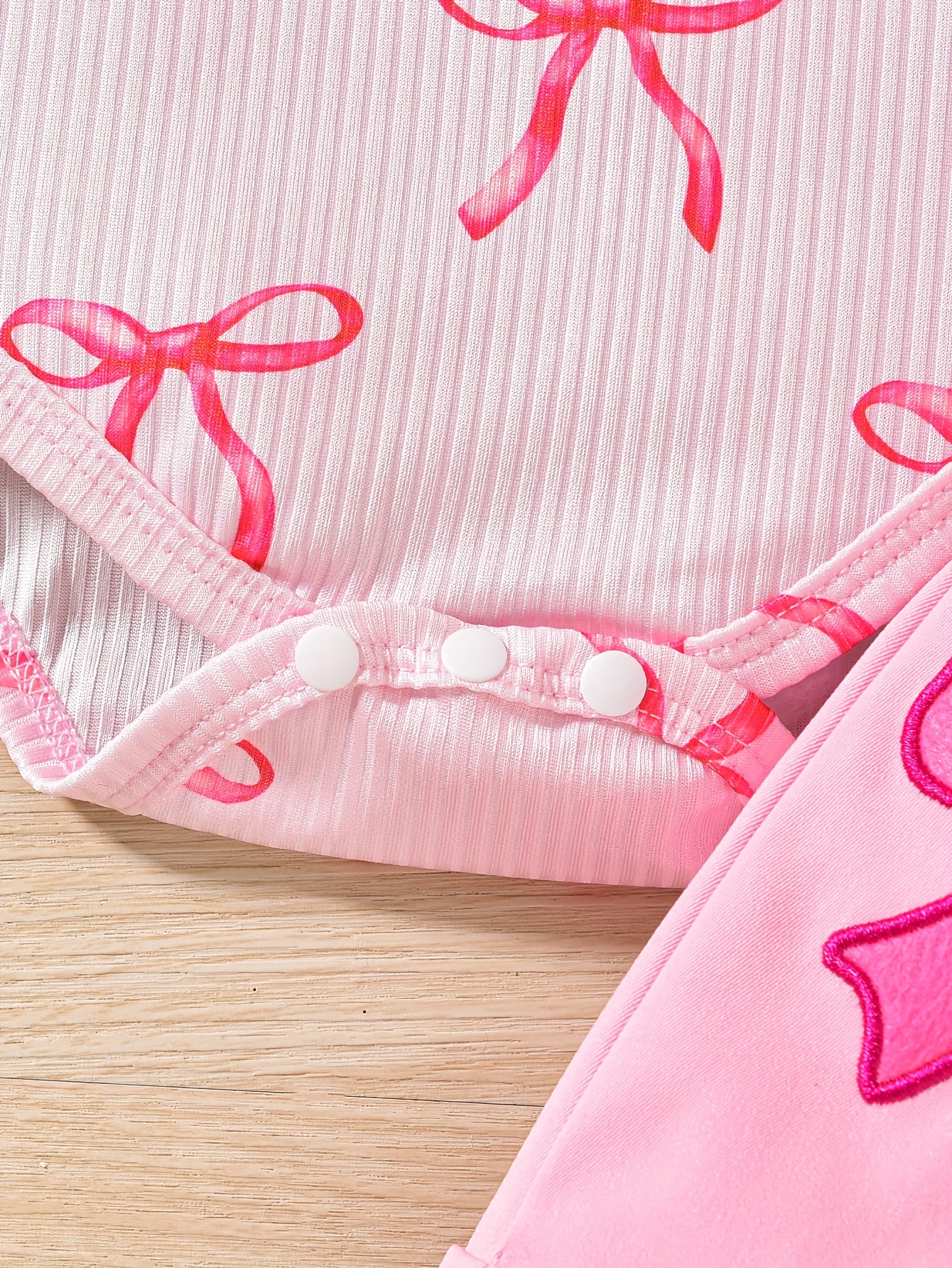 Combinaison à Nœud Mignon pour Filles avec Imprimé, Parfaite pour l'Extérieur