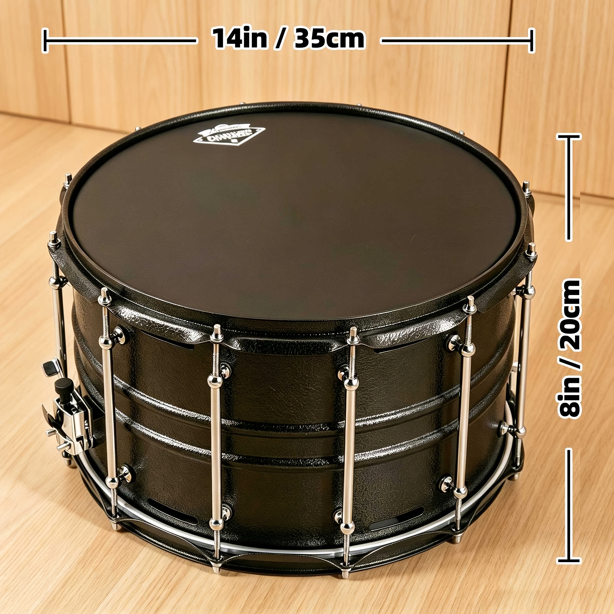 Enormous Cannon Series 14In X 08In Low-Frequency Snare Drum, Zinc... product image 13