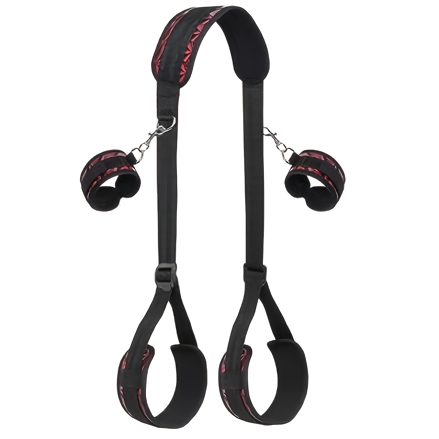 Fashionable Plus-Size Nylon Suspender with Dark Red Geometric Diamond Patterns, Soft, Comfortable, Durable, And Suitable for Various Occasions, Resistant to Damage, Unique Scene Suspender