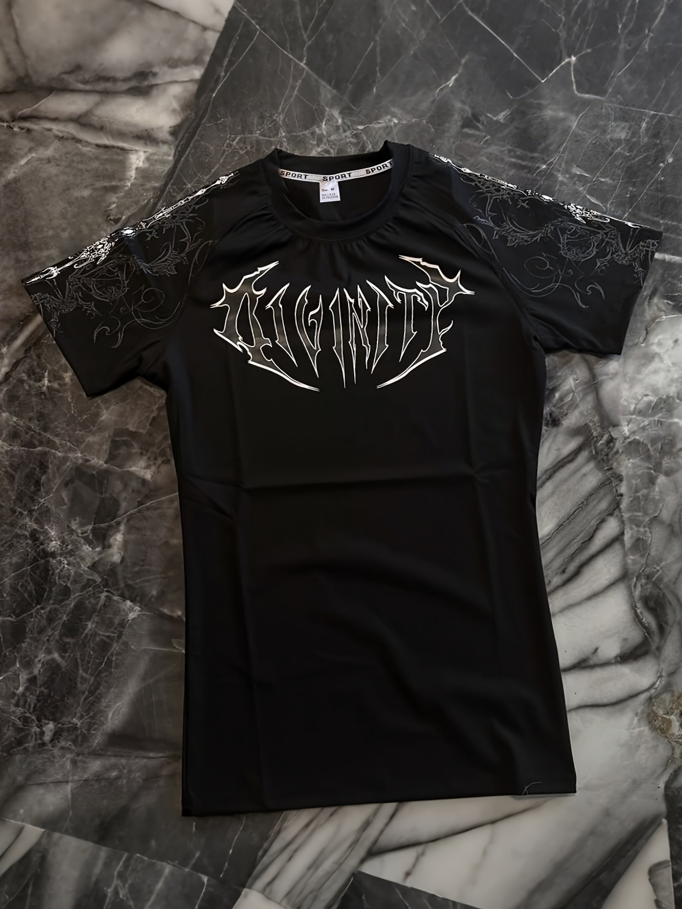 breathedivinity compression shirt short sleeve 2025 tops - Temu