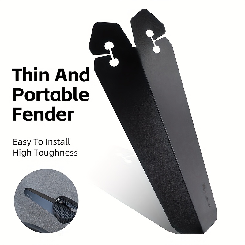 Image of West Biking Ultralight Bike Mudguard Quick Release High Durability Pp Plastic Portable Mountain And Road Bike Rear Tire Universal Mudguard Cycling Gear