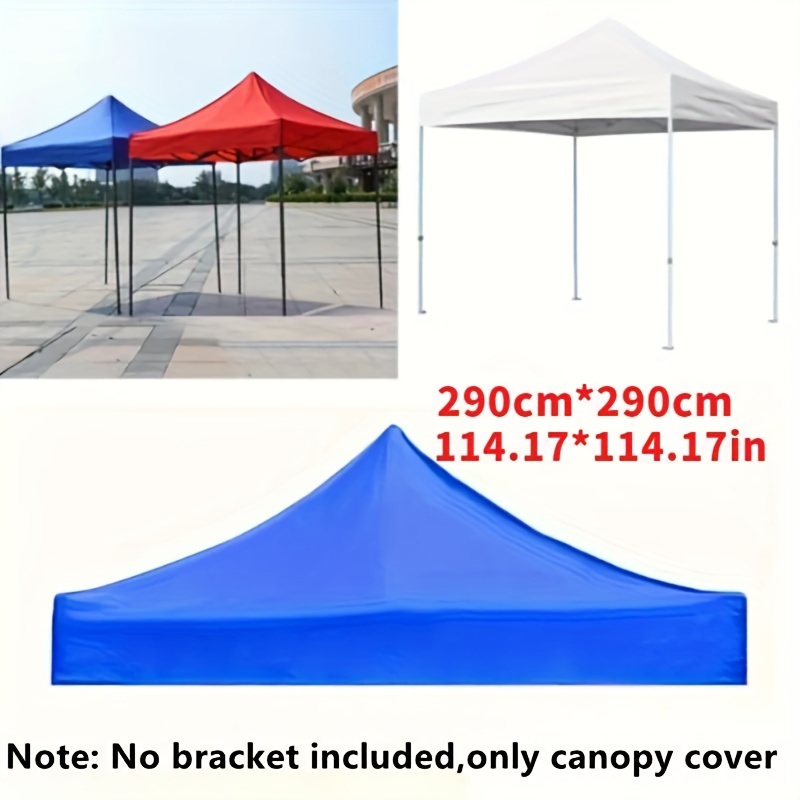 

1pc Outdoor Top Cover, Outdoor Marquee Top, Tent Replacement Sun Shade Canopy Cover For Outdoors, Camping Accessories, 3m*3m/118in*118in