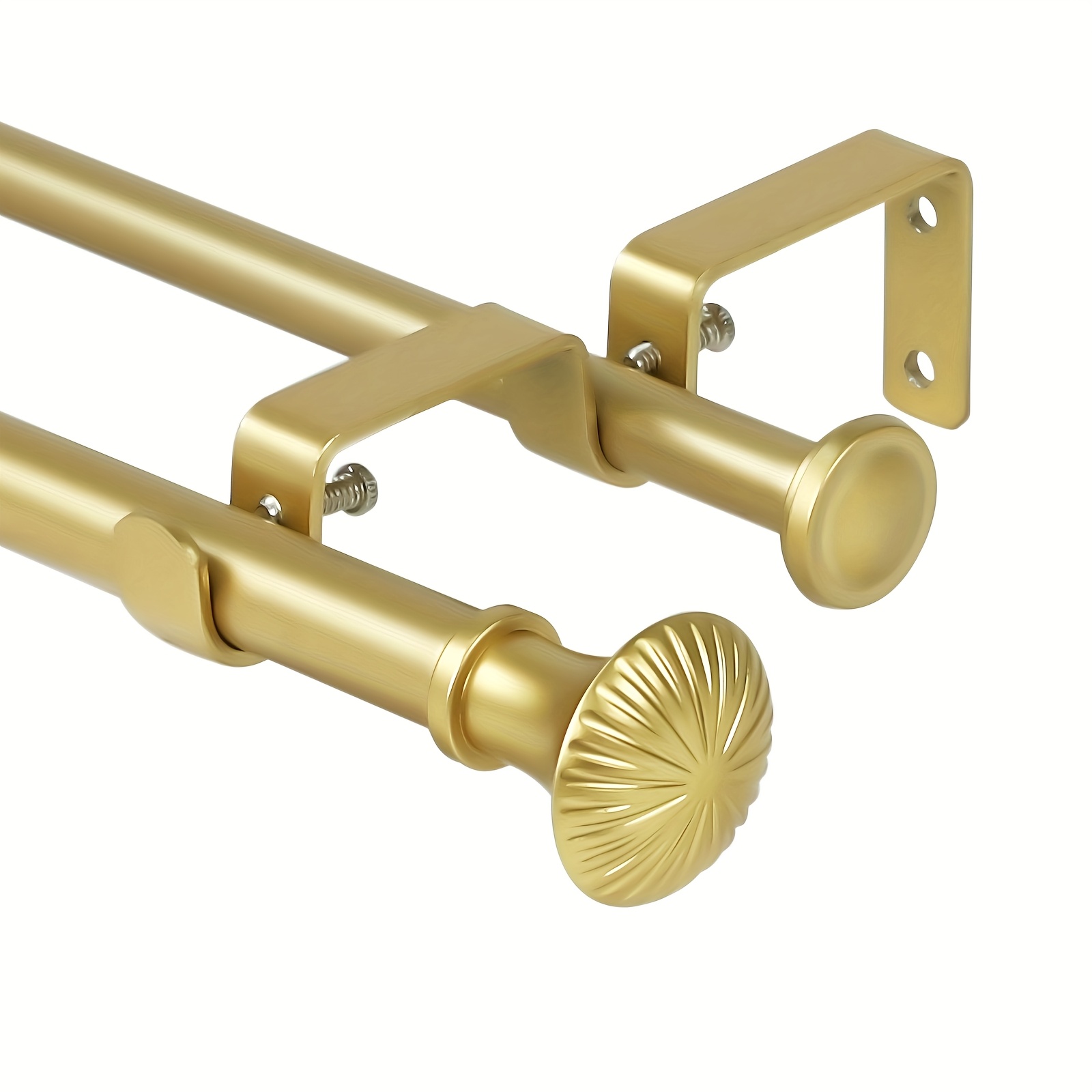 curtain rods double sold on Temu United States