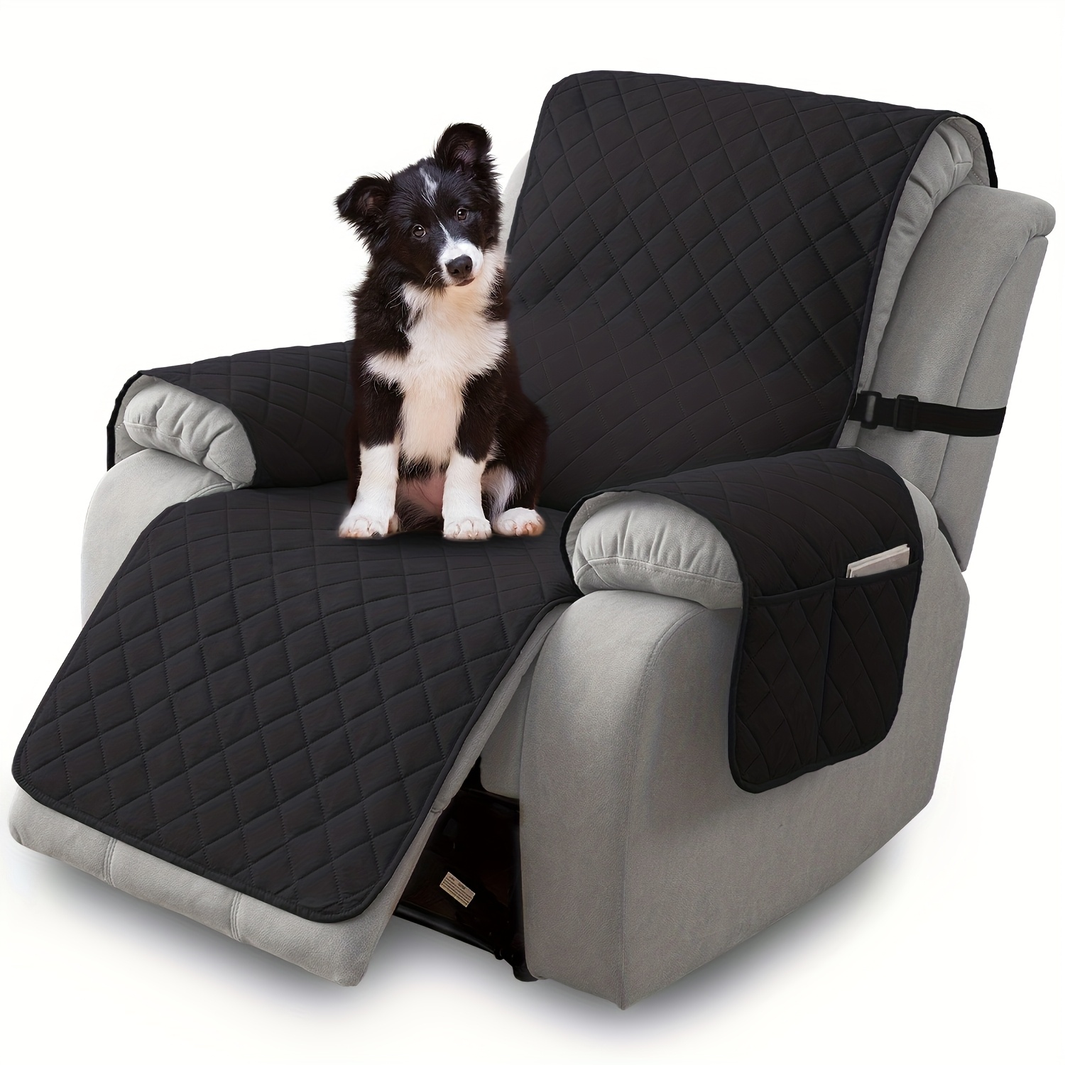TEMU 1pc Recliner Chair Cover, Non Slip Recliner Covers Pet Integrated Sofa Cover Single Pet Non.slip Furniture Protector Cover Recliner Slipcover