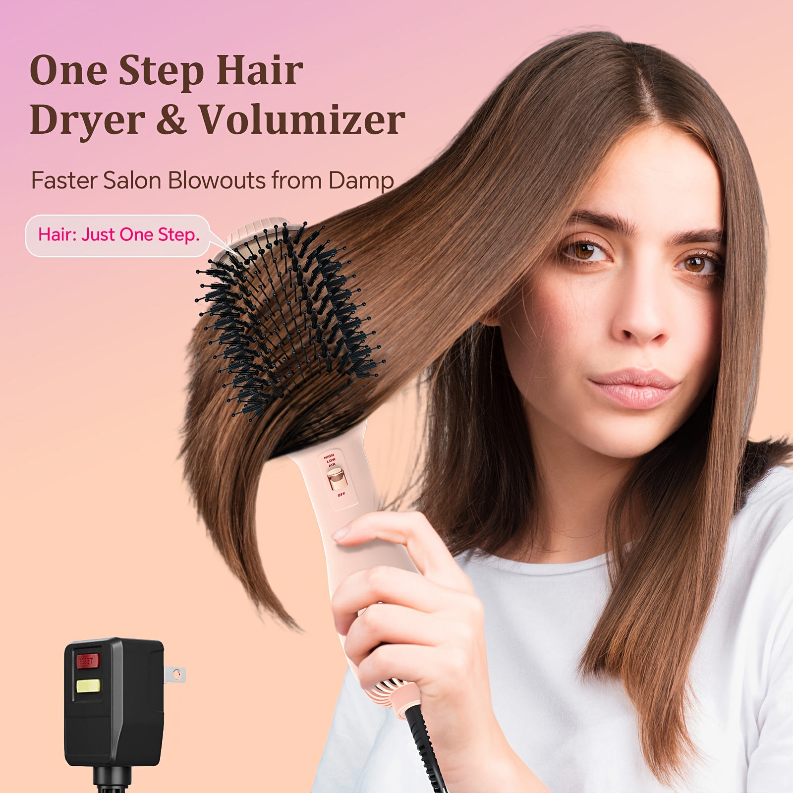 Cuero Cabelludo Secarse El Pelo Con Secador Aire FrÃo Secador