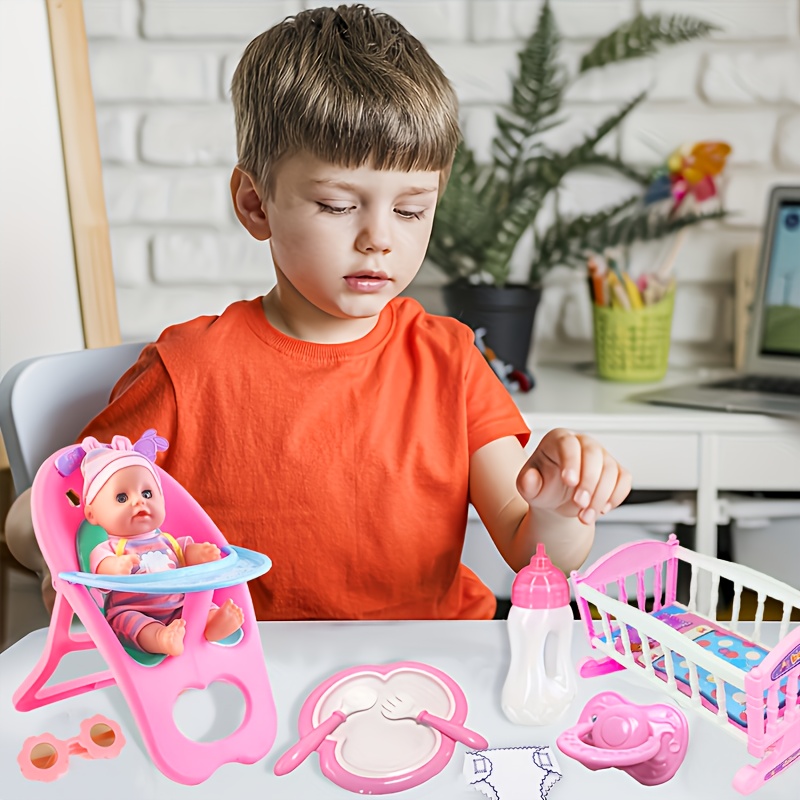 10pcs doll accessories party game set kids baby doll chair Temu Oman