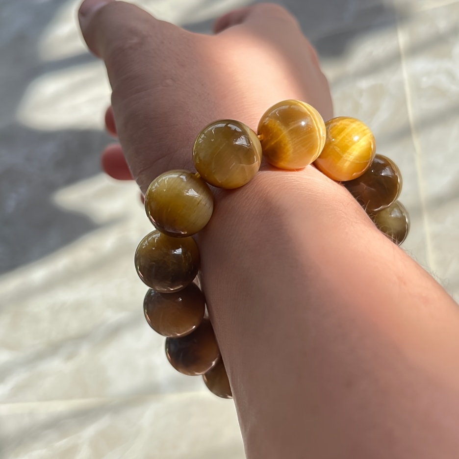 Aurora's Kiss Golden Tiger Eye Beaded Bracelet