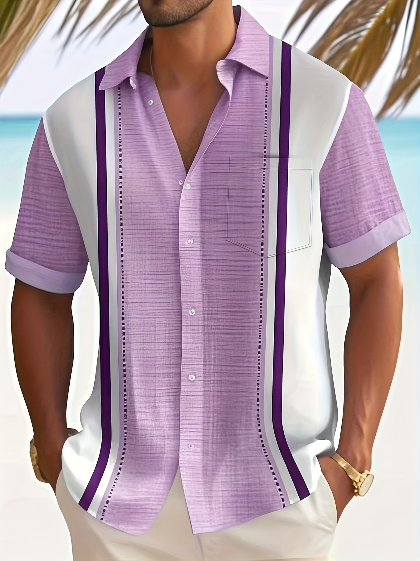 w18   short sleeve shirt cross border print shirt mens casual plus size   fit shirt