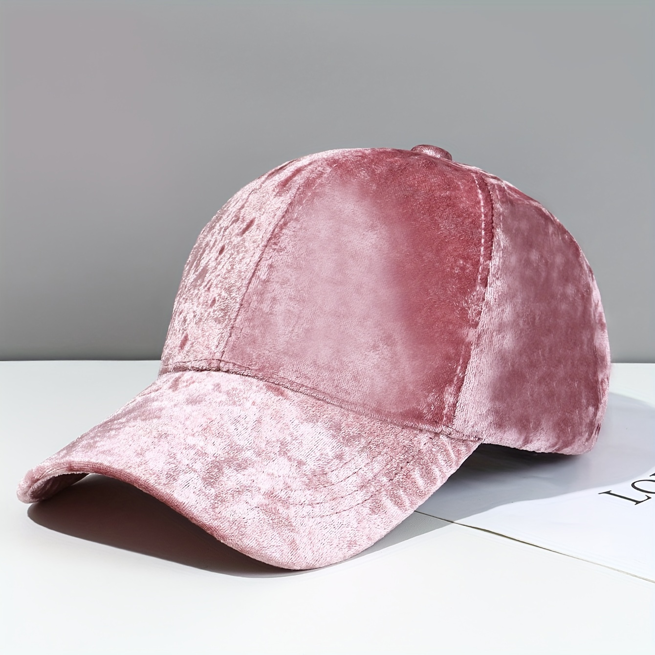 Amazon.com: Mens and Womens Casual Velvet Baseball Cap Solid