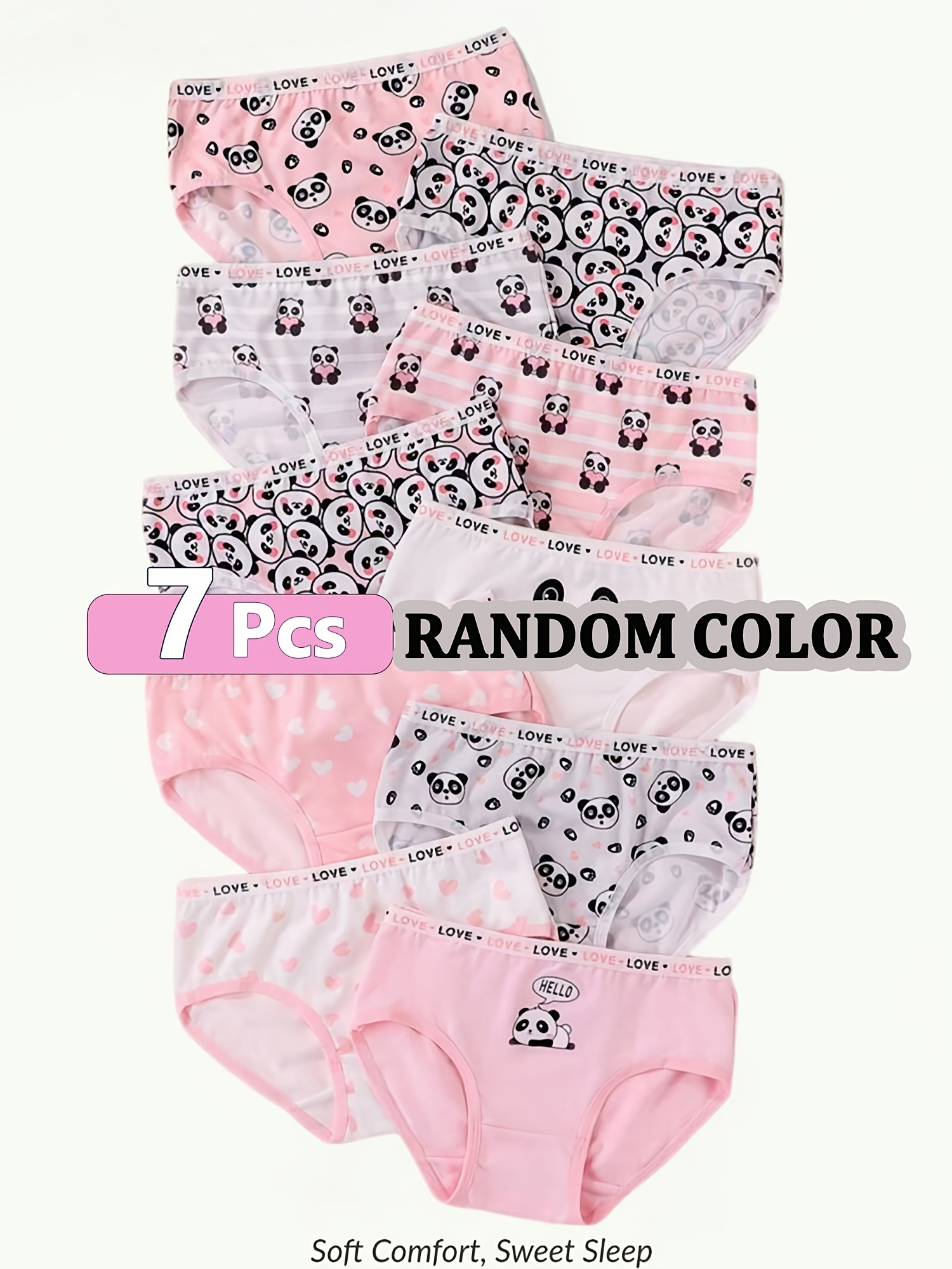 girls underwear sold on Temu United States