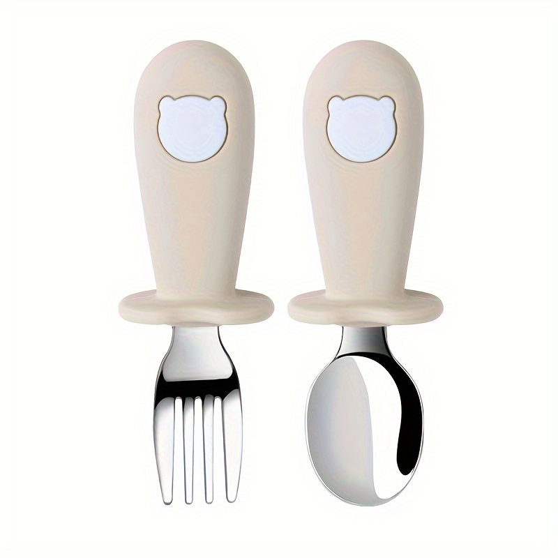 Customized Baby Toddler Silicone & Stainless Steel Tableware Set