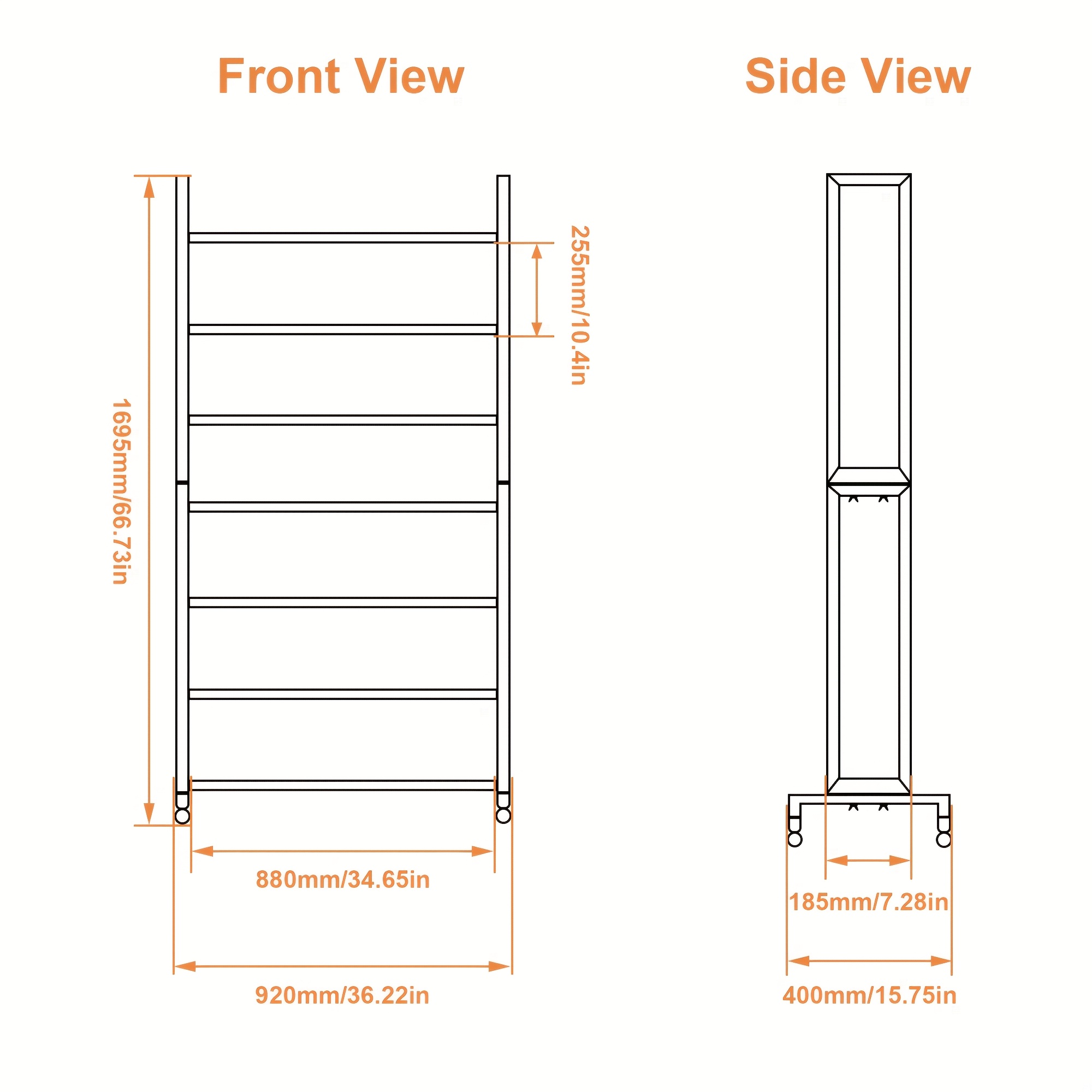 Image of A Storage And Organization Rack For 3d Printing Filament, Featuring 5 Or And Lockable Wheels, Of Accommodating Around 104 Rolls Of Filament Weighing 200g, 500g, Or 1kg