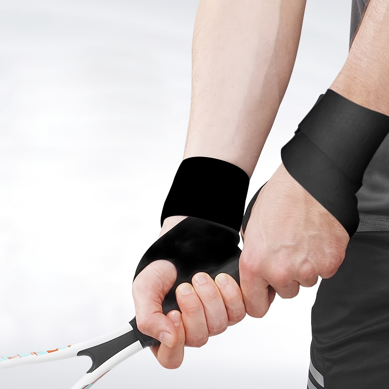 Ultra-Thin Elastic Sports Wristbands for Versatile Support