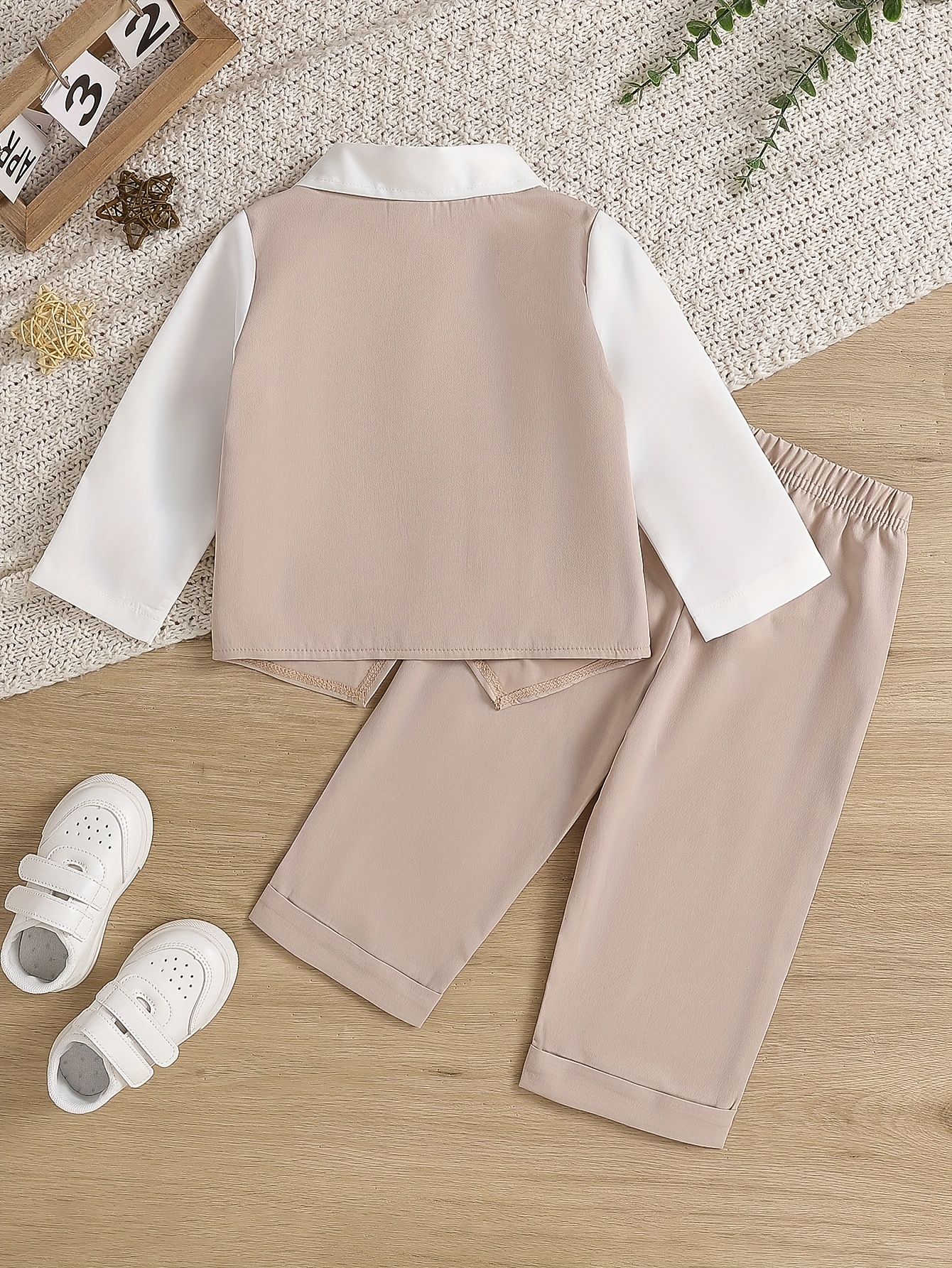   outfit for boys aged 0 3 years 2pcs set with long sleeves and half   suitable for birthday parties   back to   and     a great gift for outdoor Product details 15