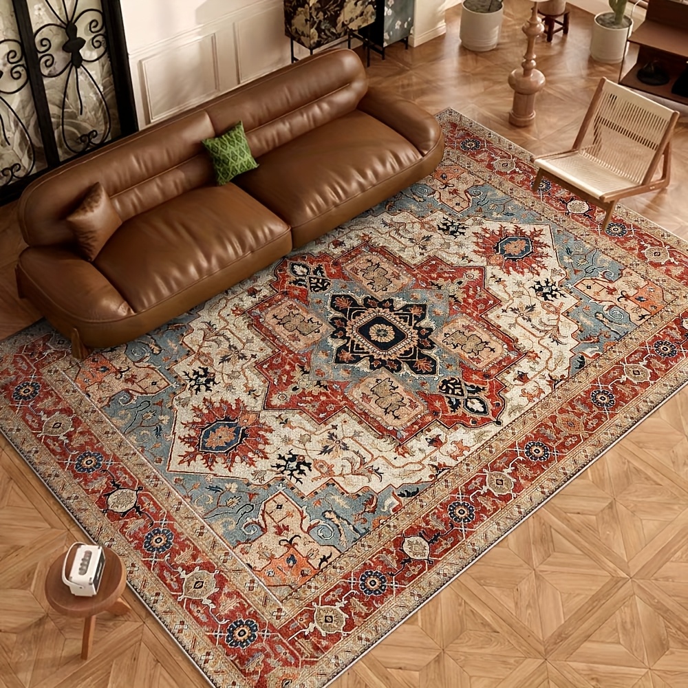 TEMU Upgraded Velvet Carpet Of 2026, Washable And Popular For Uses In Offices, Rooms, And Restaurants, Is A High-end, Soft, Durable, And Decor Item