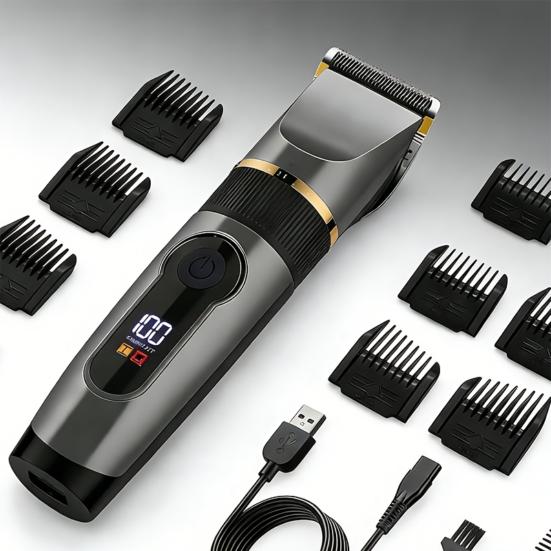 HATTEKER Grijze Elektrische Tondeuse