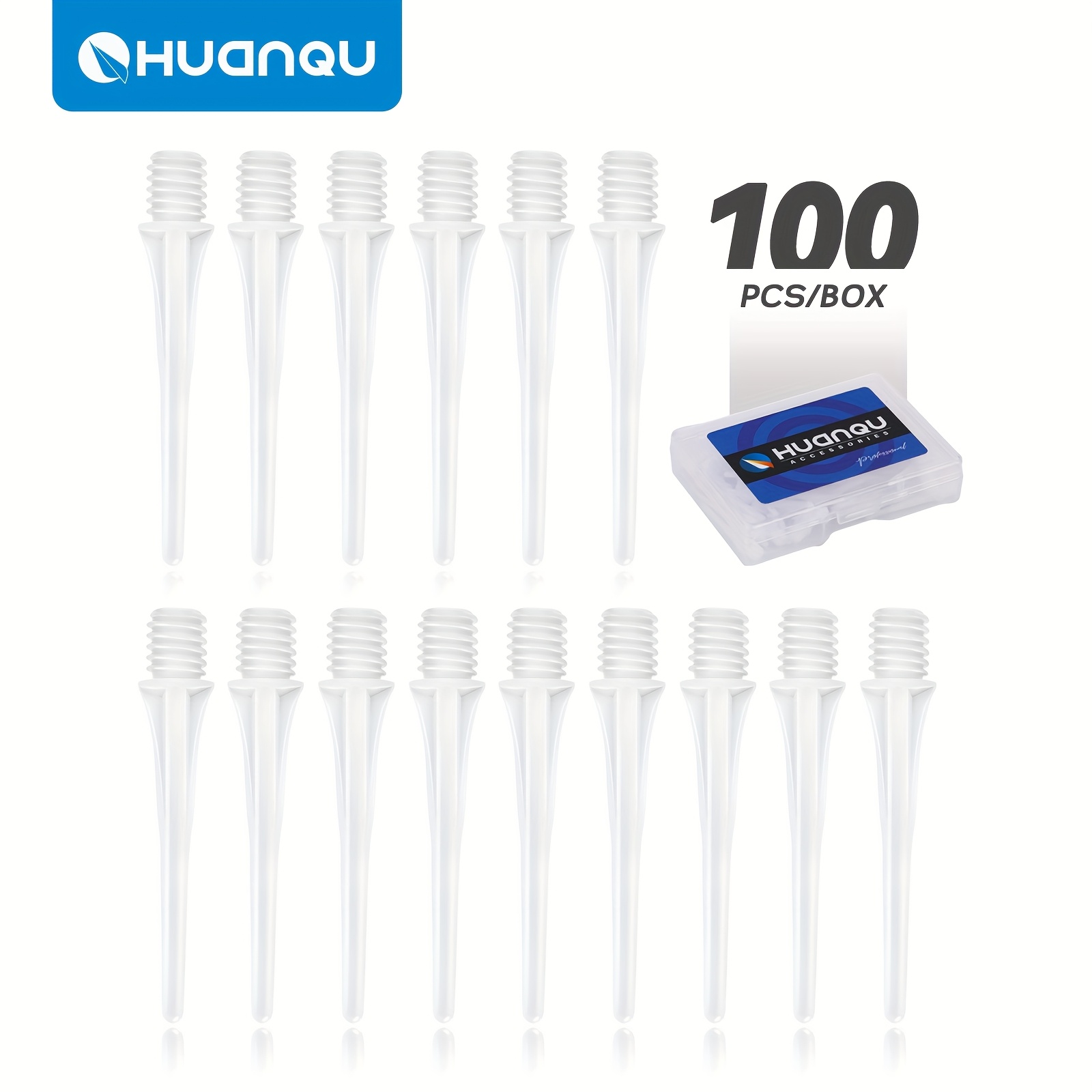 Replacement 2BA Dart Tips Secure Fit 100pcs for Soft Tip Darts Game Accessories