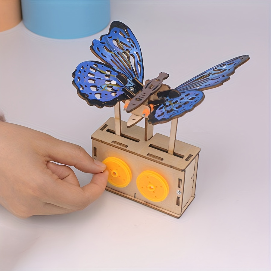 DIY Mechanical Butterfly Kit for Kids Science Experiment