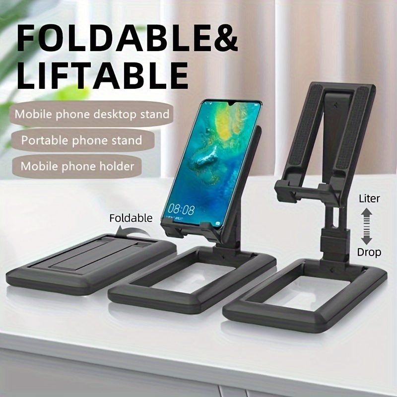 

Support de Bureau Pliable pour Tablette et Téléphone Portable pour iPad, Support Réglable pour Smartphone