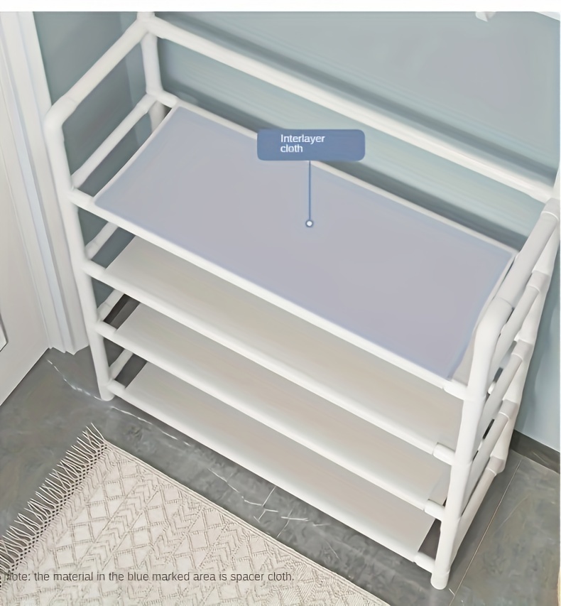 4/5 layer Storage Rack Reinforced Integrated Shoe Rack - Temu