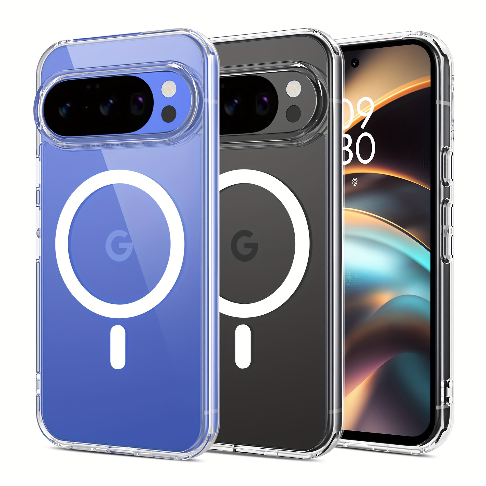 E-shop Handyhülle: Neue magnetische Handyhülle passend für Google Pixel 10 10 Pro, aus Acryl transparent, kratzfest kompatibel mit Google Pixel 10 Pro