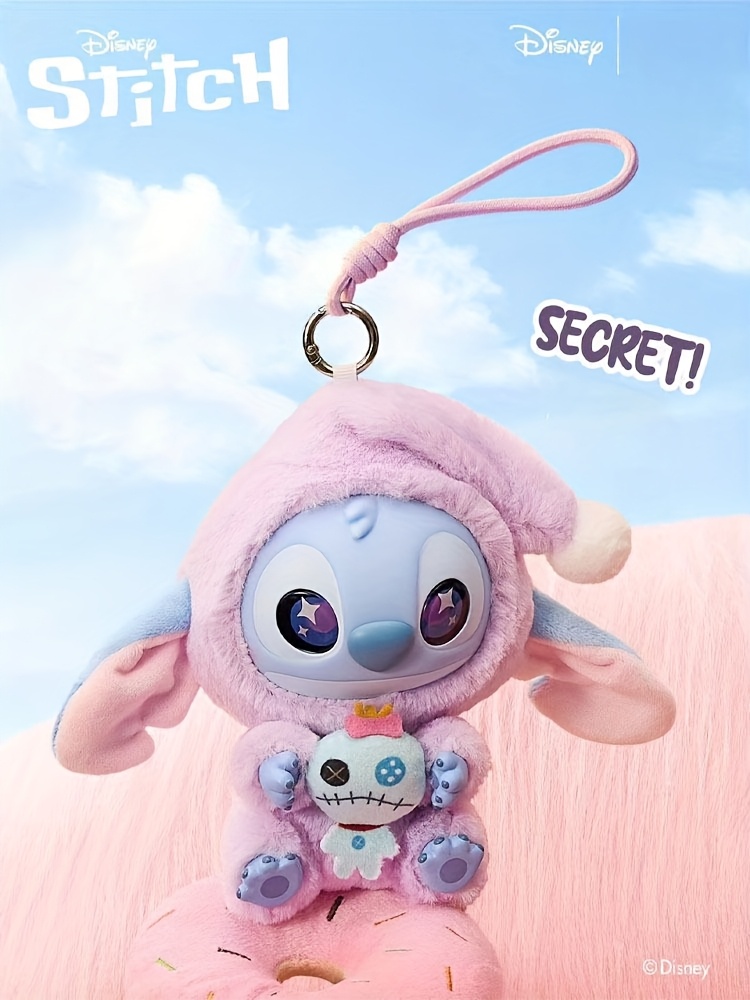 1pc Disney Licensed Stitch Mystery Box Gift - Mystery Box Series with Multi-Design PVC Figurine, Indoor/Outdoor Collectible Decor, No Batteries Needed, Perfect Holiday Gift for Family & Friends, Stitch Disney Gift, Indoor Outdoor Decor, Cartoon Character Figurine, Quality Craftsmanship