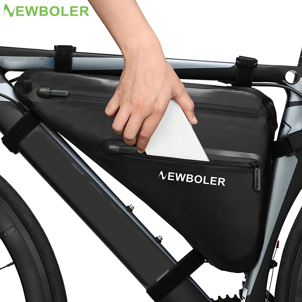 

Large Capacity Waterproof Hook & Loop Fastener Triangle Bicycle Bag - Perfect For Mountain Road Biking & Cycling Accessories
