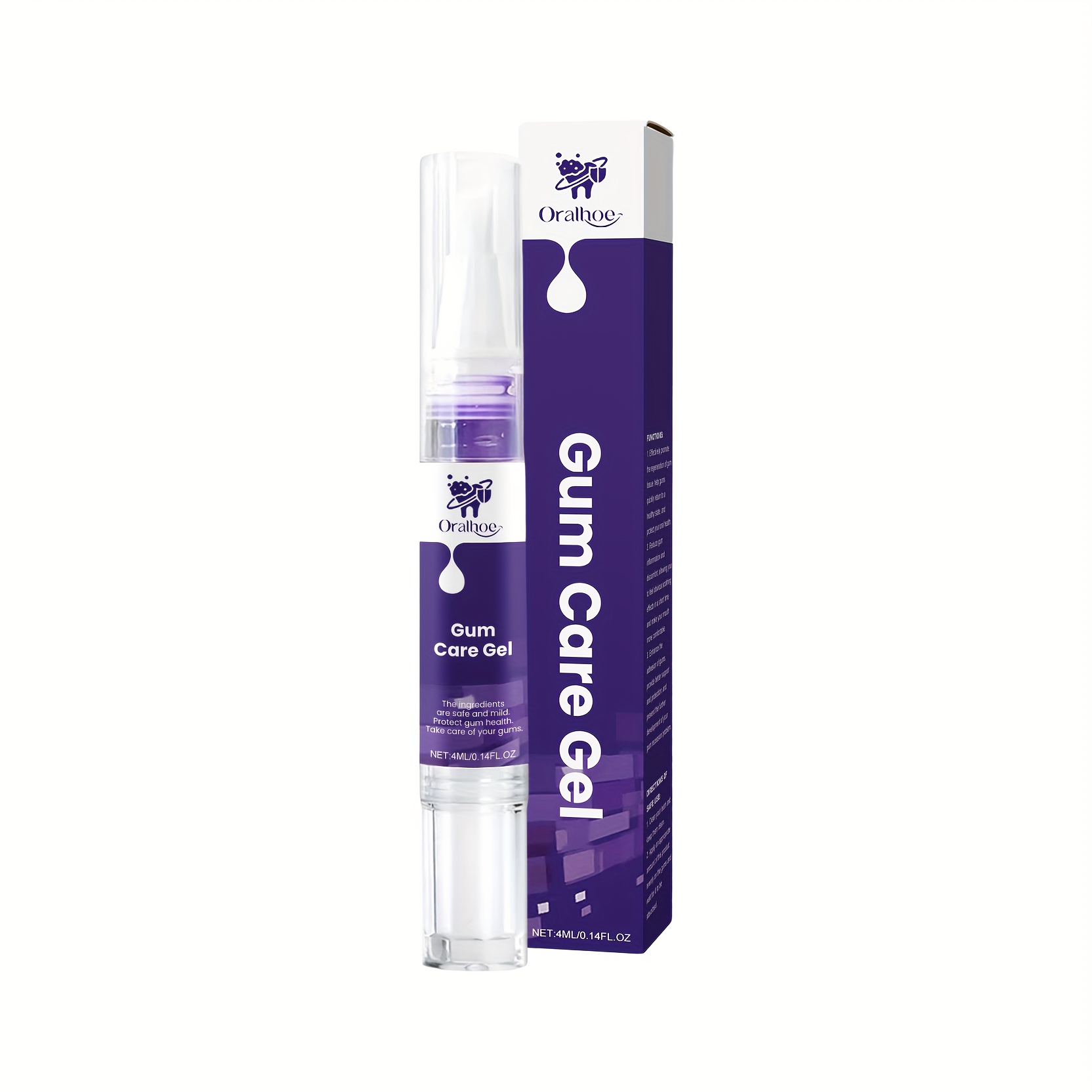 Image of 4ml Purple Gum Care Gel, Deep Cleaning Tooth Gentle Care For Gums And Teeth, Compact And Portable, Tooth Care