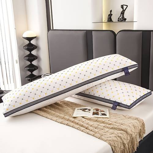 1 oversized body pillow extra large support pillow suitable for back neck pregnancy side sleeping bed sofa comfortable and breathable machine washable for adults couples