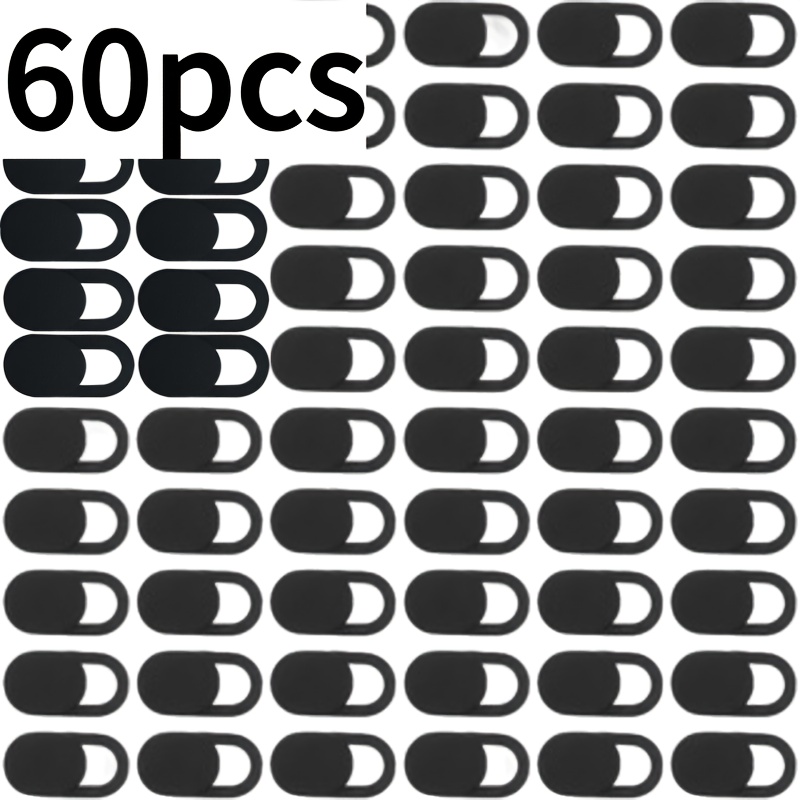 30/60/100pcs Webcam Cover, Camera Privacy , Phone Laptop Camera Computer Cameras Covers Slide, Webcam Covers For Laptops Protect Your Privacy Security Fits Most Laptop, Desktop, Smartphone