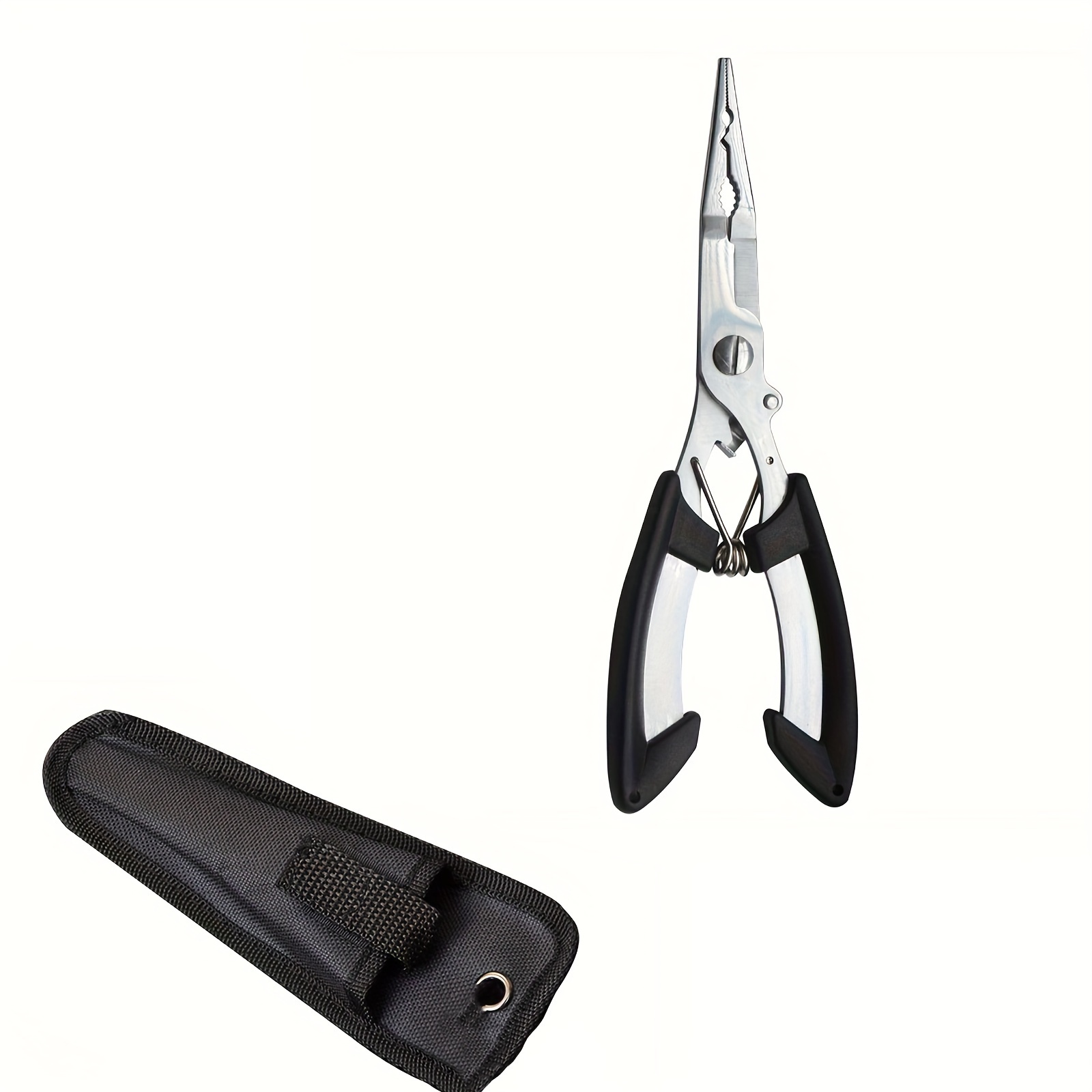 Opolski Stainless Steel Fishing Lure Plier Cutter Scissor Line Cutter Hook Remover Tool