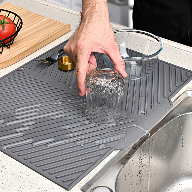 Silicone Mat Dishwashing Drying Mat Sizes Silicone Drain Mat