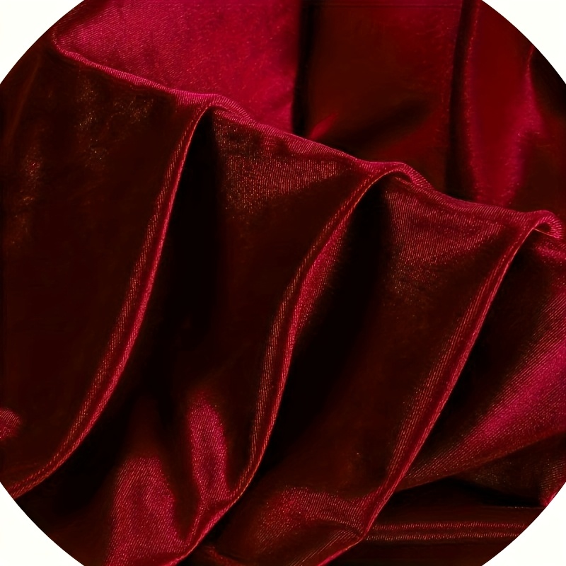 1pc of solid   and smooth   fabric suitable for autumn and winter clothing production tablecloth decoration throw pillow making and venue decoration for christmas weddings conferences etc     a soft