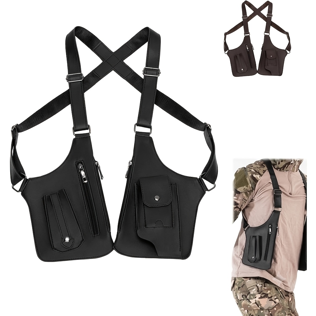 Image of Men's -shoulder Bag, Underarm Bag For Outdoor Cycling And Hiking, Multifunctional Lightweight Phone Bag With Keychain, Gift For Boyfriend Or Father On Holidays