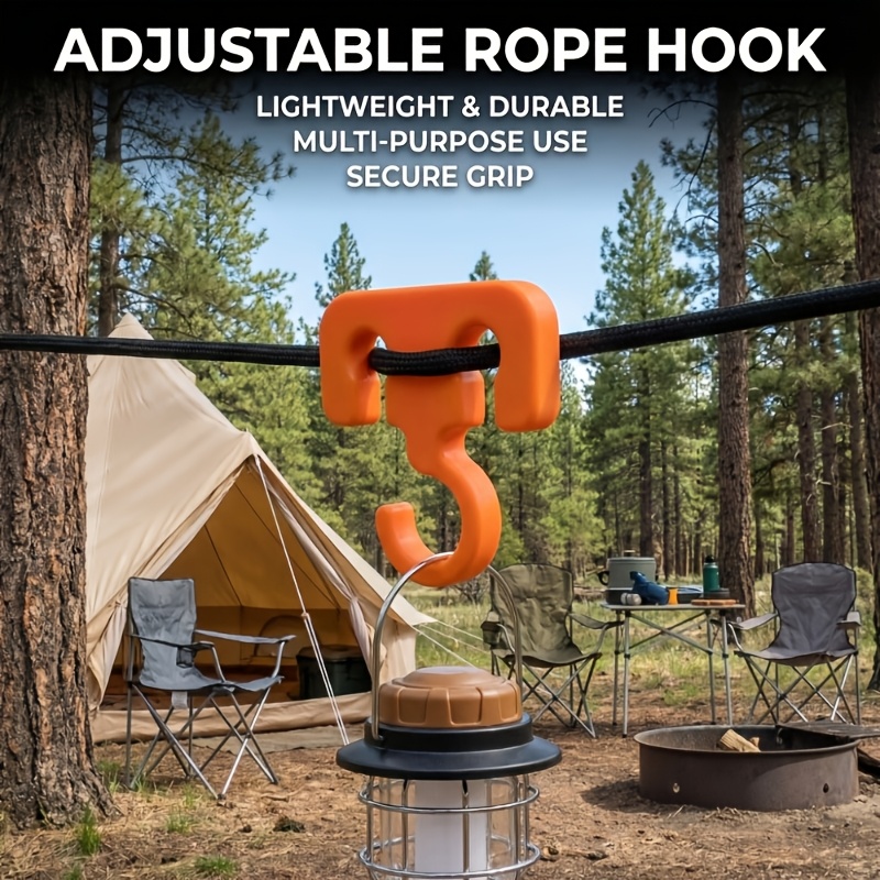 4pcs Multi-Functional Outdoor Camping Rope Hooks