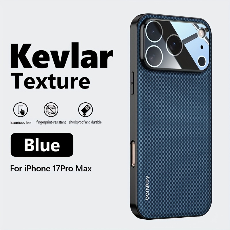 TEMU Coque de téléphone - Convient pour Apple 17 Pro Max Coque de téléphone Nouveau Iphone 16 Pro Premium 17 Air Étui de téléphone en similicuir 14
