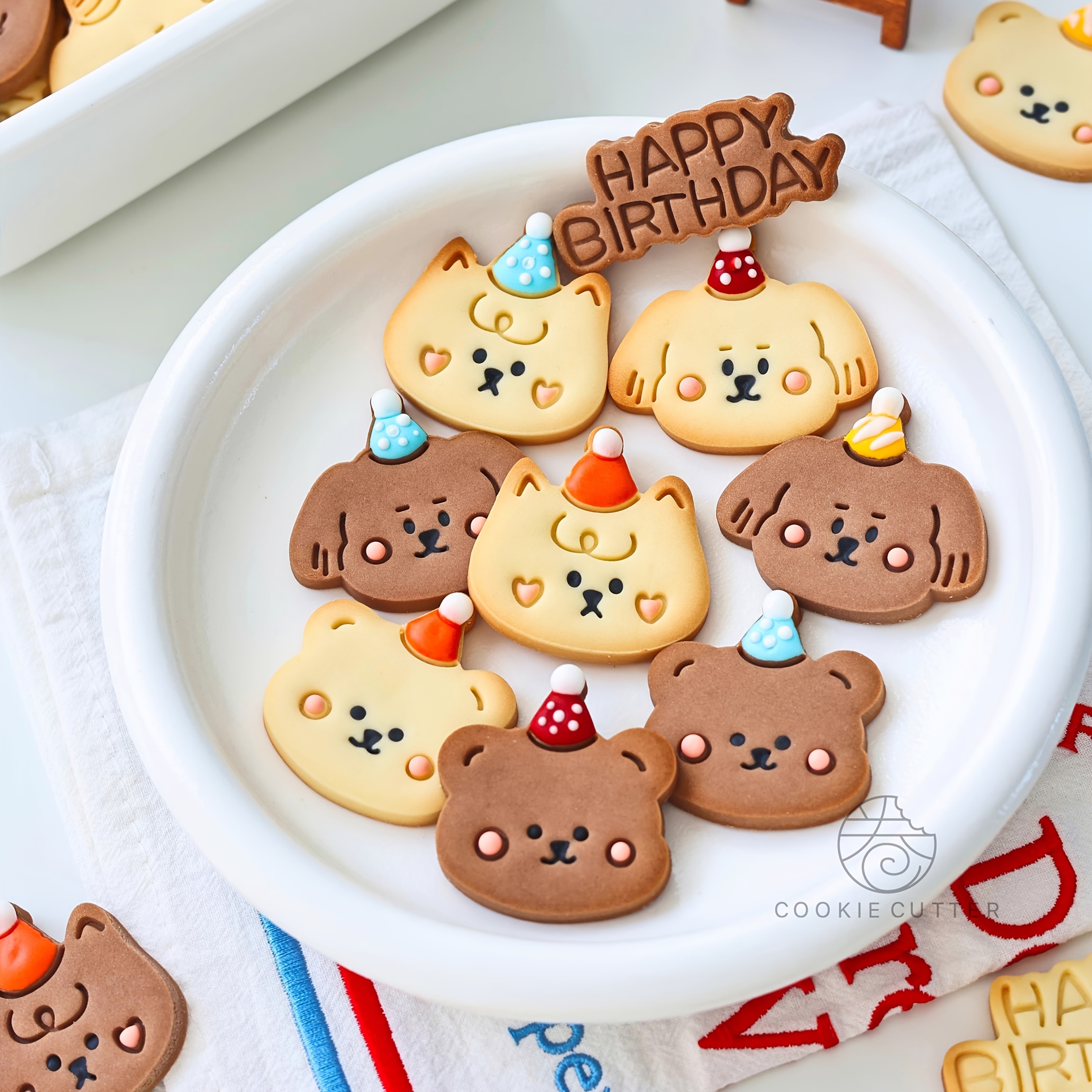 8 Emporte-pièces Biscuits Noël 3D En Plastique - Formes Festives, Pour Pâte à Biscuits, Fondant, Enfants - 9