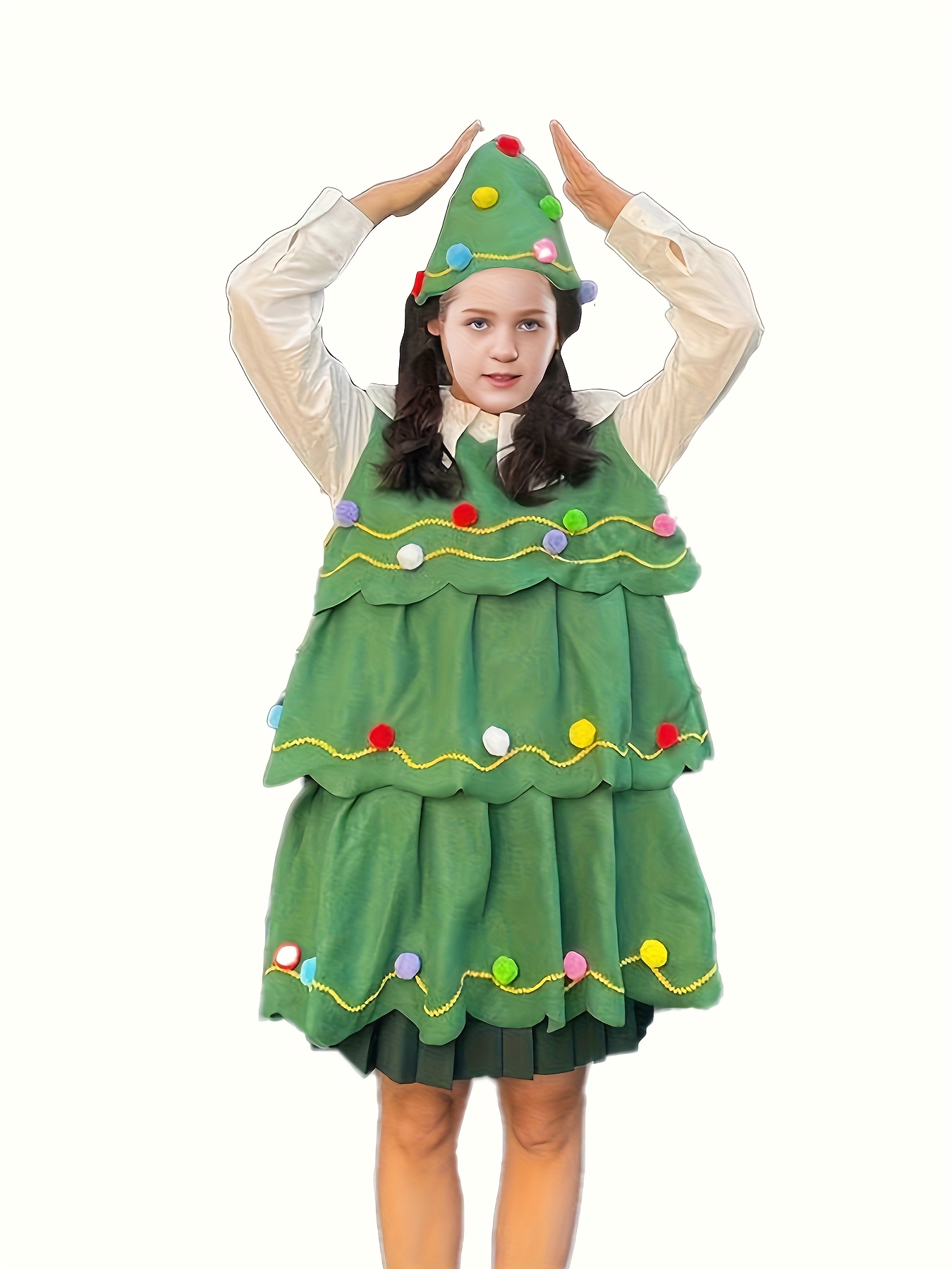 Child Costume Walmart Christmas Elf Dress Halloween Costumes