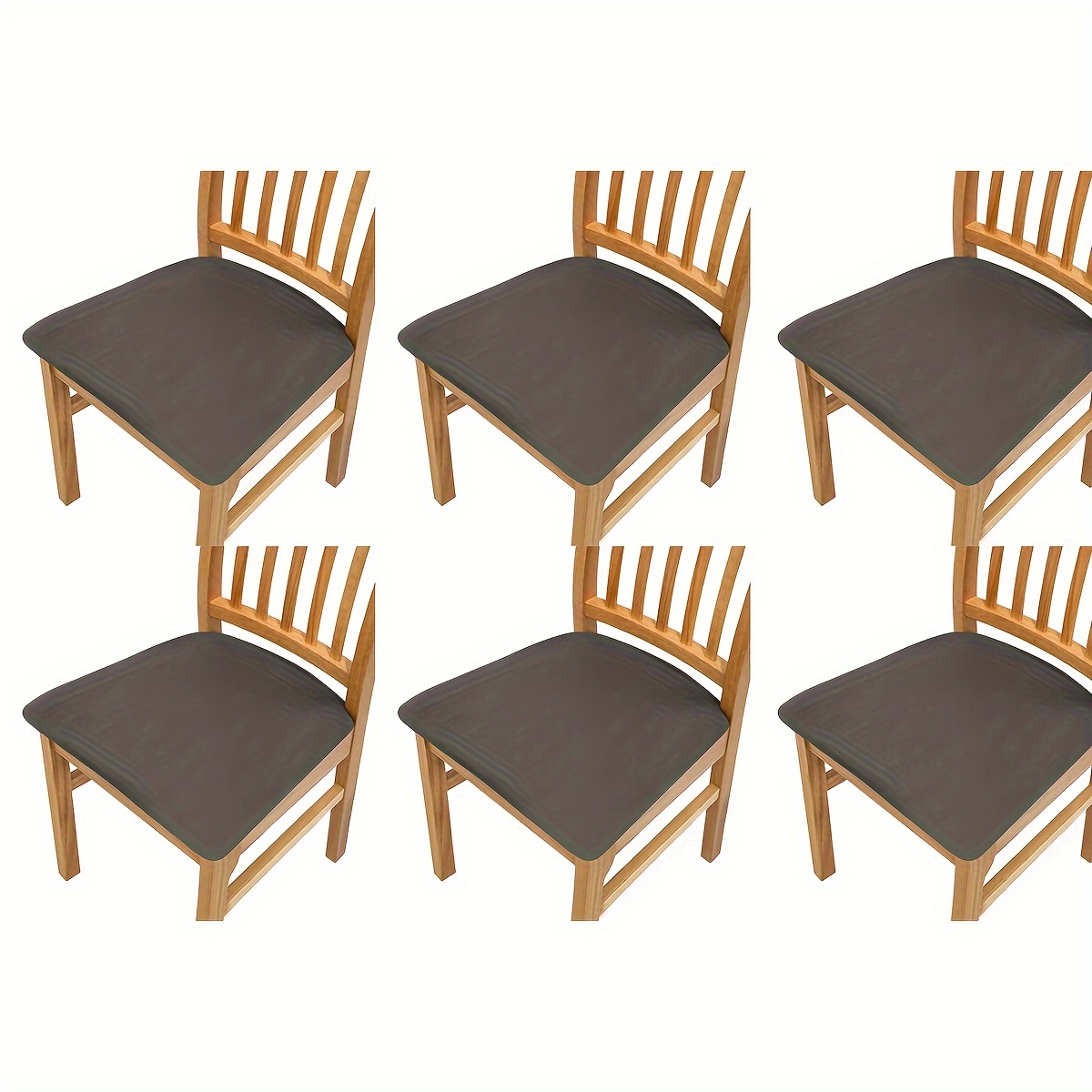 4/6pcs Elastic Bench Cover Chair Cushion Cover Pet-friendly Restaurant Living Room Use