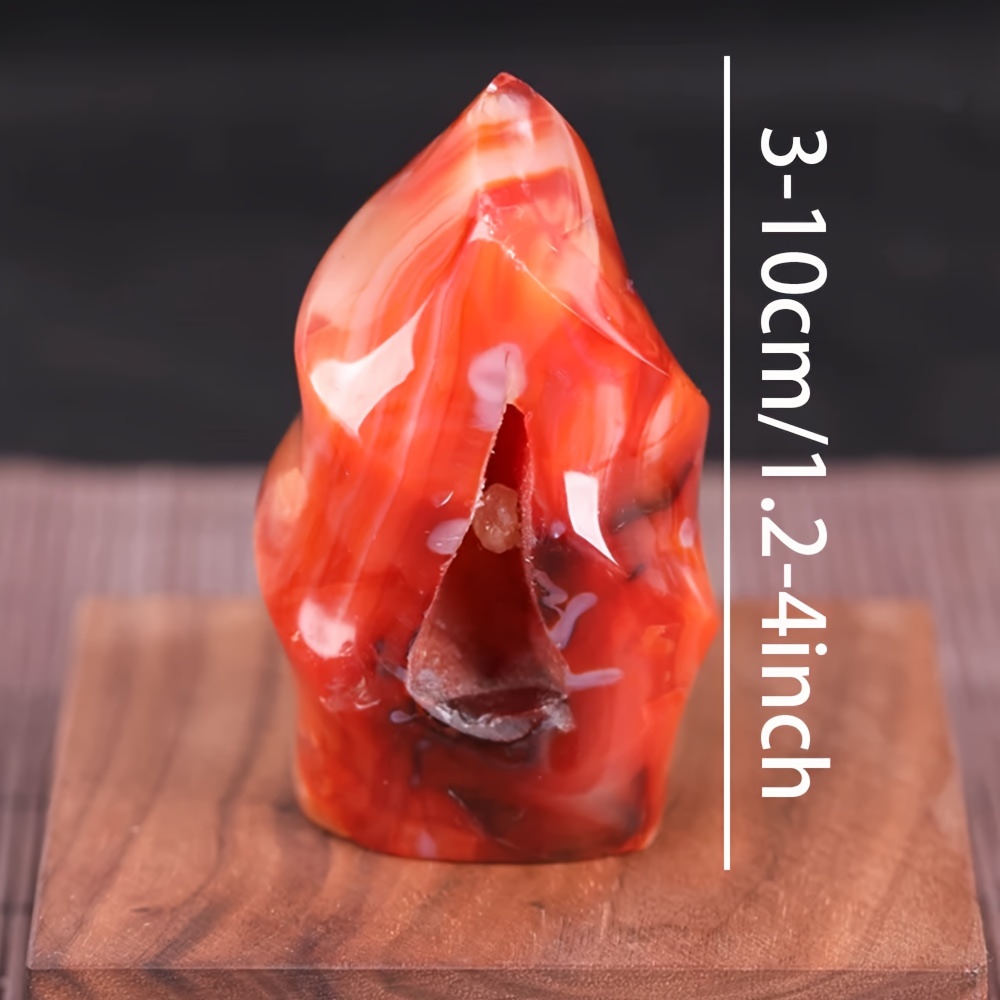 Carnelian Agate shops Crystal Flame Spiral