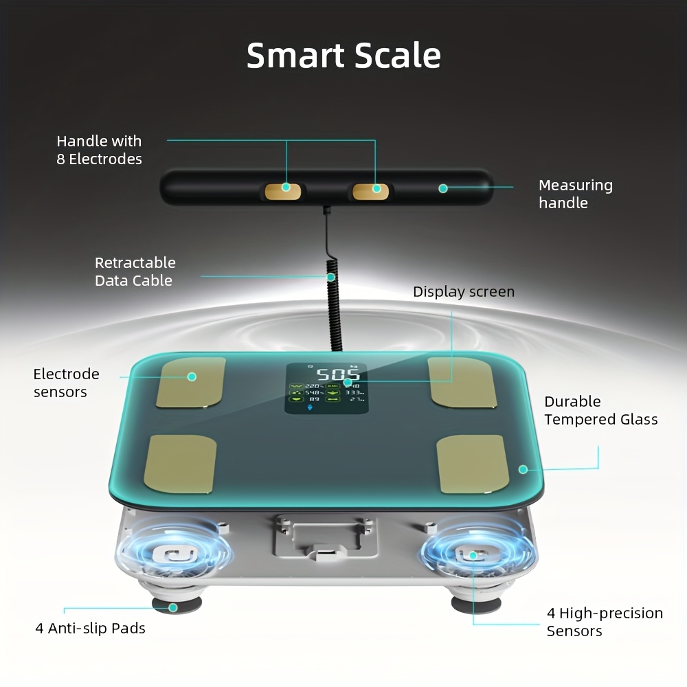  scale for home use health weight measurement with large color display 360 lbs capacity Product details 2