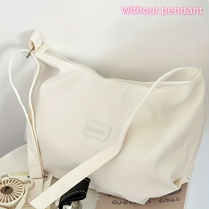 TEMU Women's Lightweight Crossbody Bag, Convertible To Shoulder Bag And Handbag, With Zipper Closure, Spacious Work Bag For Professional And Daily