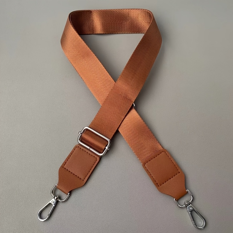 E-shop Braune Umhängetasche Crossbody mit verlängertem Riemen, verstellbarer Längenverlängerungs-Taschenriemen, Schultergurt-Erweiterungsriemen, 3,8 cm