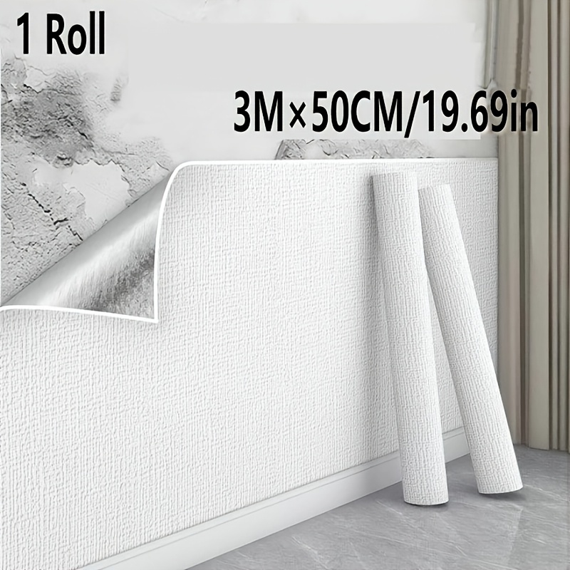 TEMU 1 Rotolo di Carta da Autoadesiva Termoisolante e Insonorizzante X 50Cm - Resistente alle Alte Temperature, Adatta per Case, , Camere da Letto e