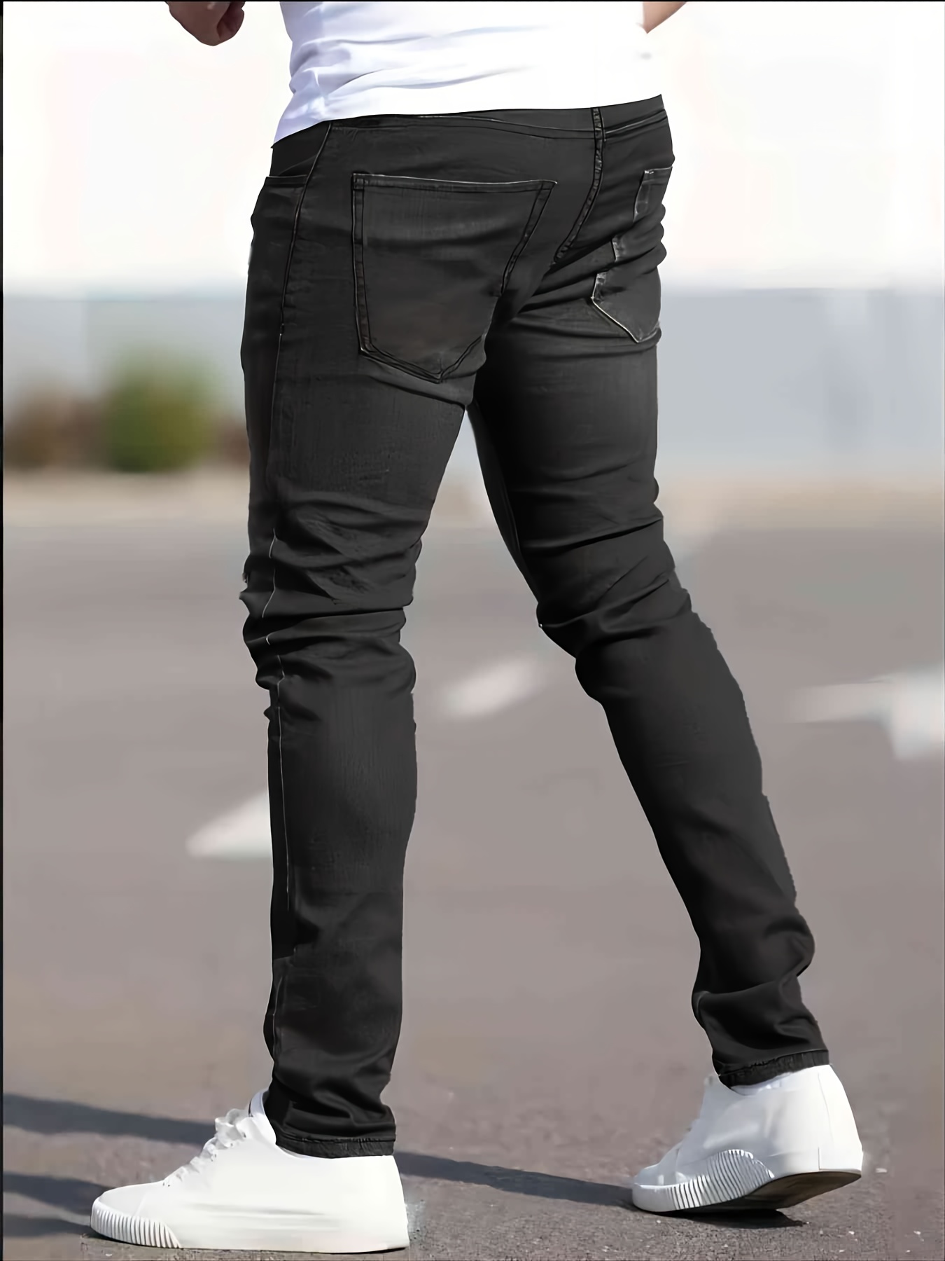 Men's Casual Slim-Fit Stretch Pants