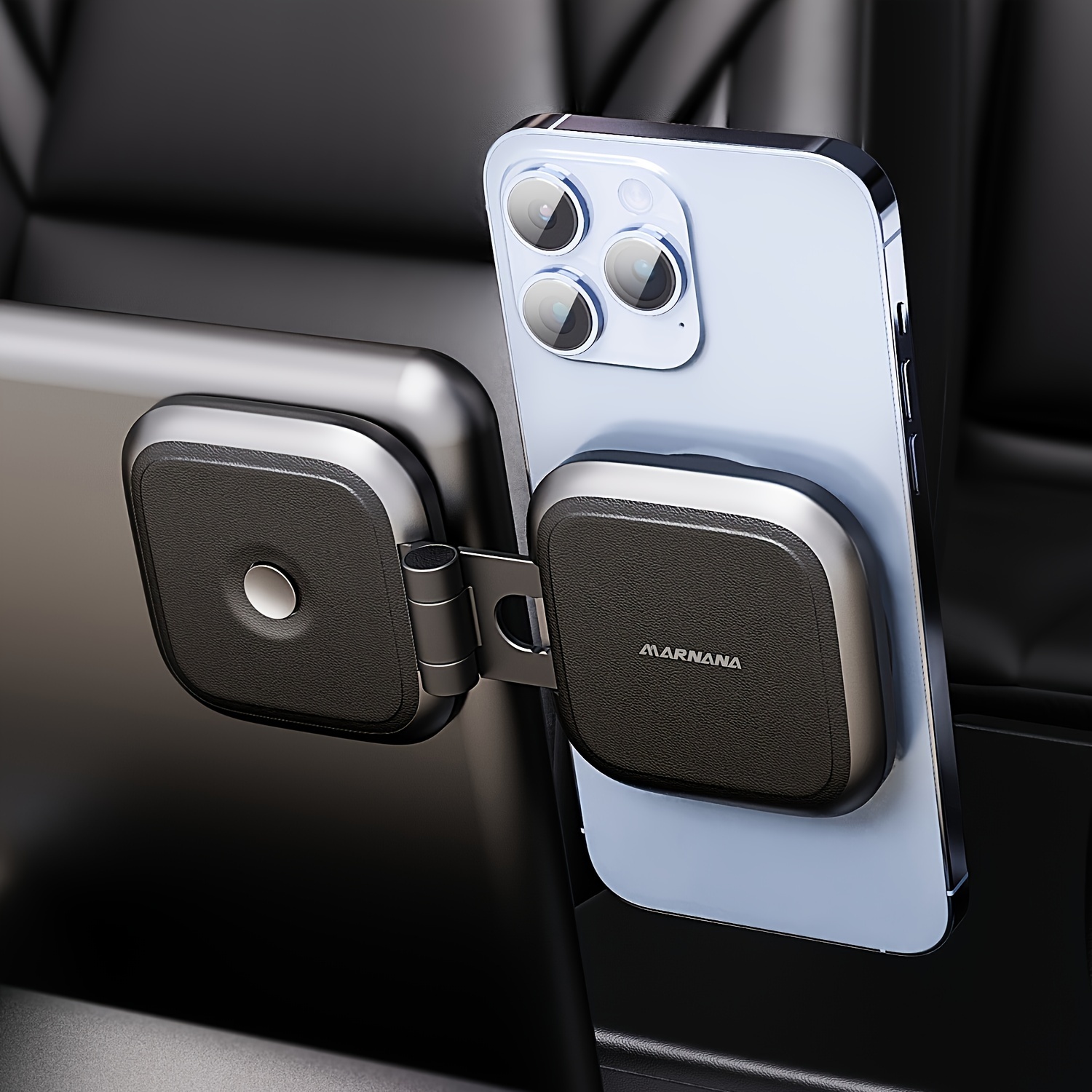 

Phone Mount For Model 3 Model Y, Strong Magnetic For Magsafe Car Mount Phone Holder For Screen Monitor, Invisible Accessories For Iphone 12/13/14/15 Series