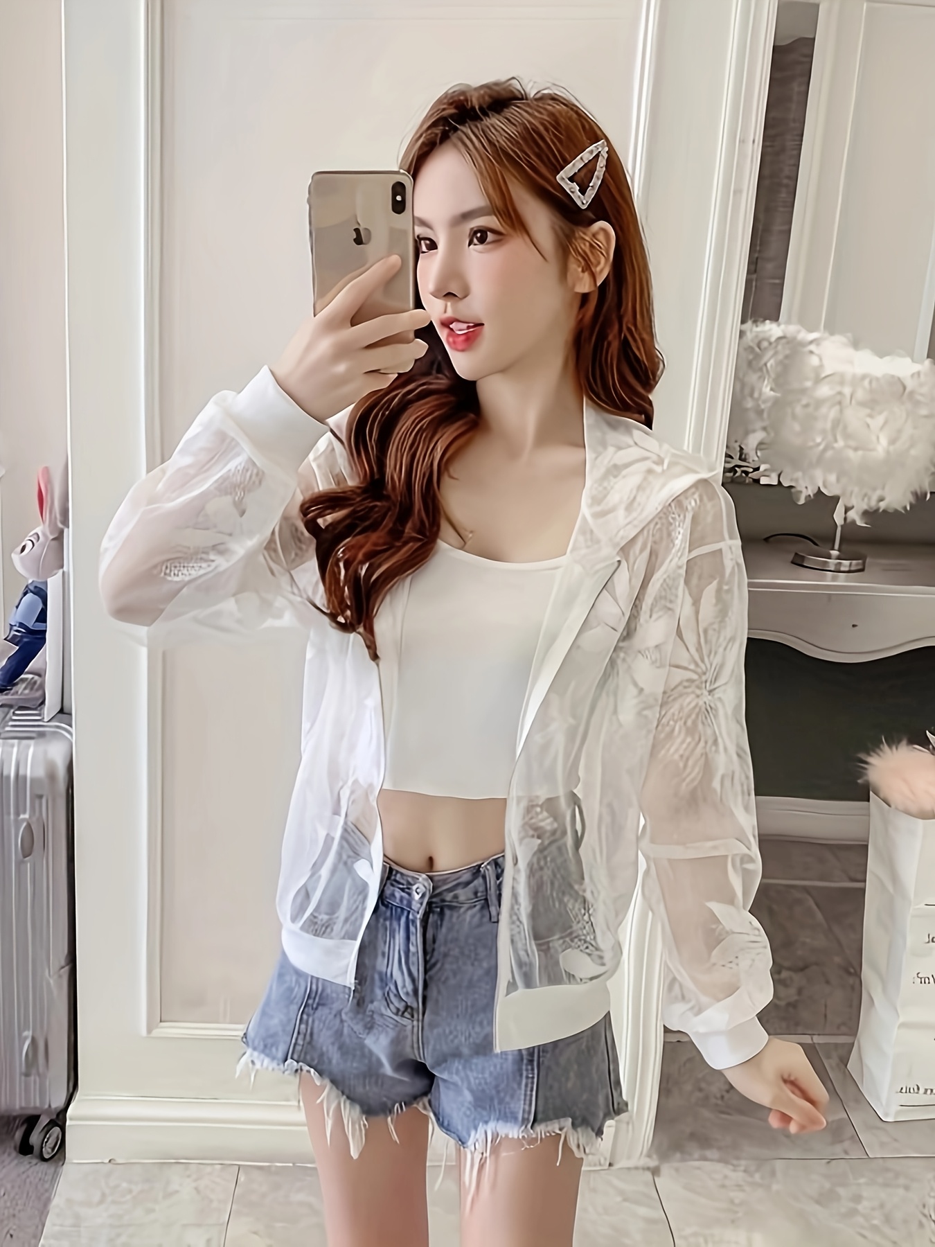 plus size womens plus size lightweight hooded jacket semi Temu