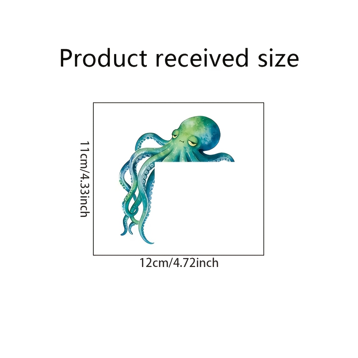 1pc Creative Octopus Switch Decorative Sticker, Suitable For Bedroom, Living Room, And Study Room Wall Decoration